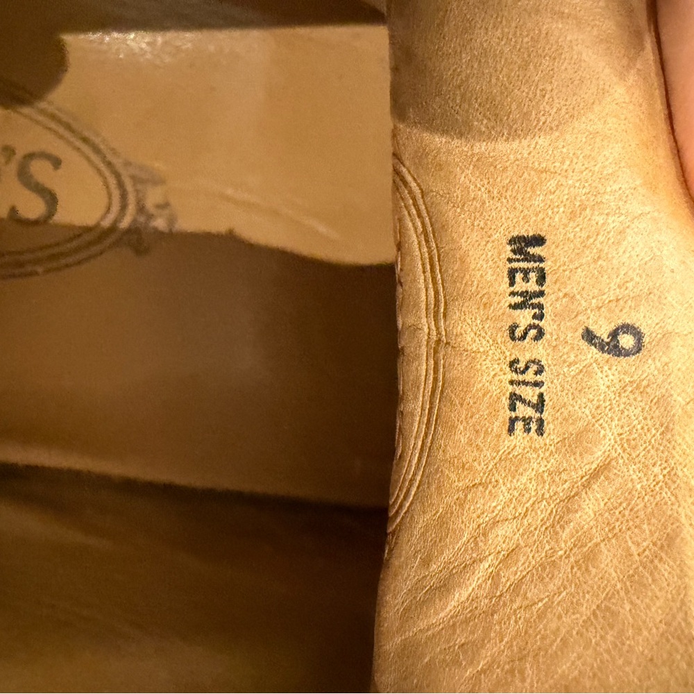 Tod's Navy Suede Chukka Boots with Tan Sole - Picture 3 of 3
